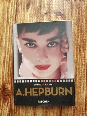 Taschen Movie Icons A. Audrey Hepburn Hardcover Book Photos Coffee Table